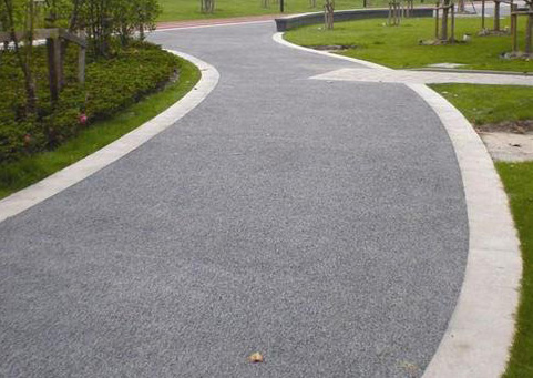 某公園透水混凝土地坪案例