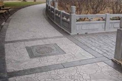 園區道路-透水地坪廠家